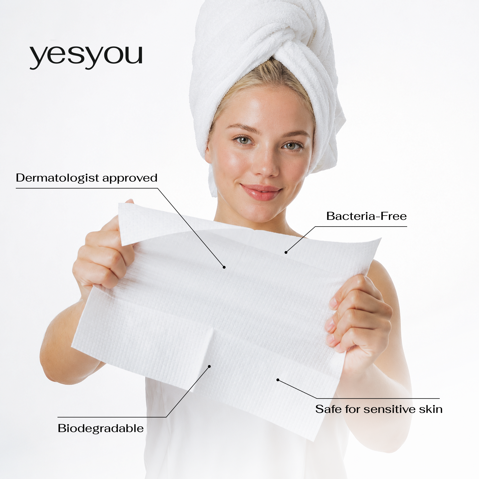 Single-Use Face Towels